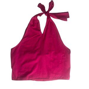 Peyton & Parker Halter Top Tie Back Summer Pink Size XL New WOT